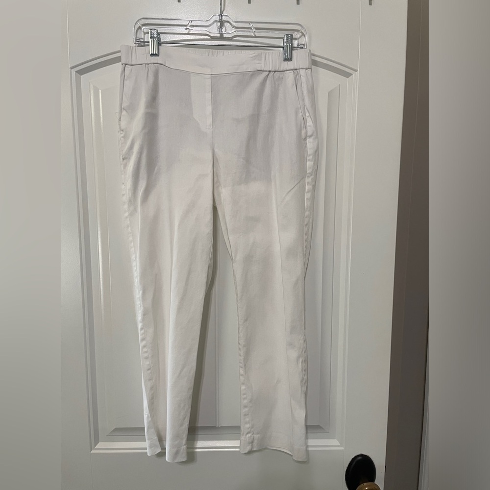 J Jill White Linen Pants